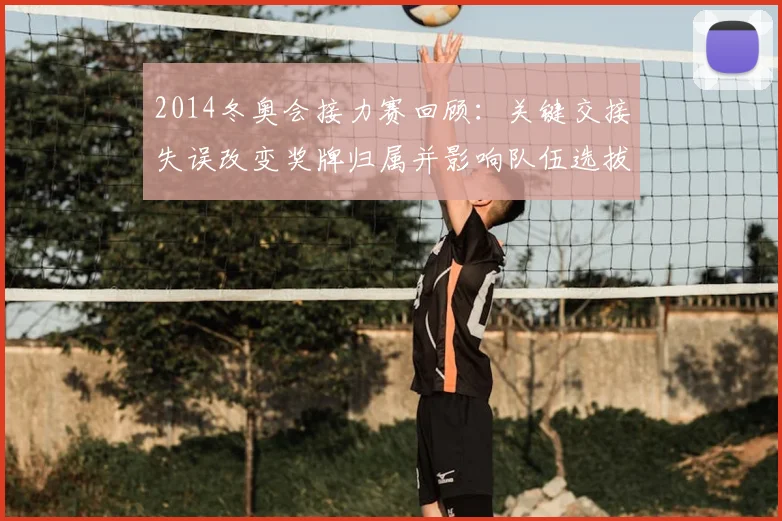 2014冬奥会接力赛回顾：关键交接失误改变奖牌归属并影响队伍选拔